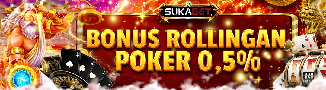 bonus rollingan poker sukabet